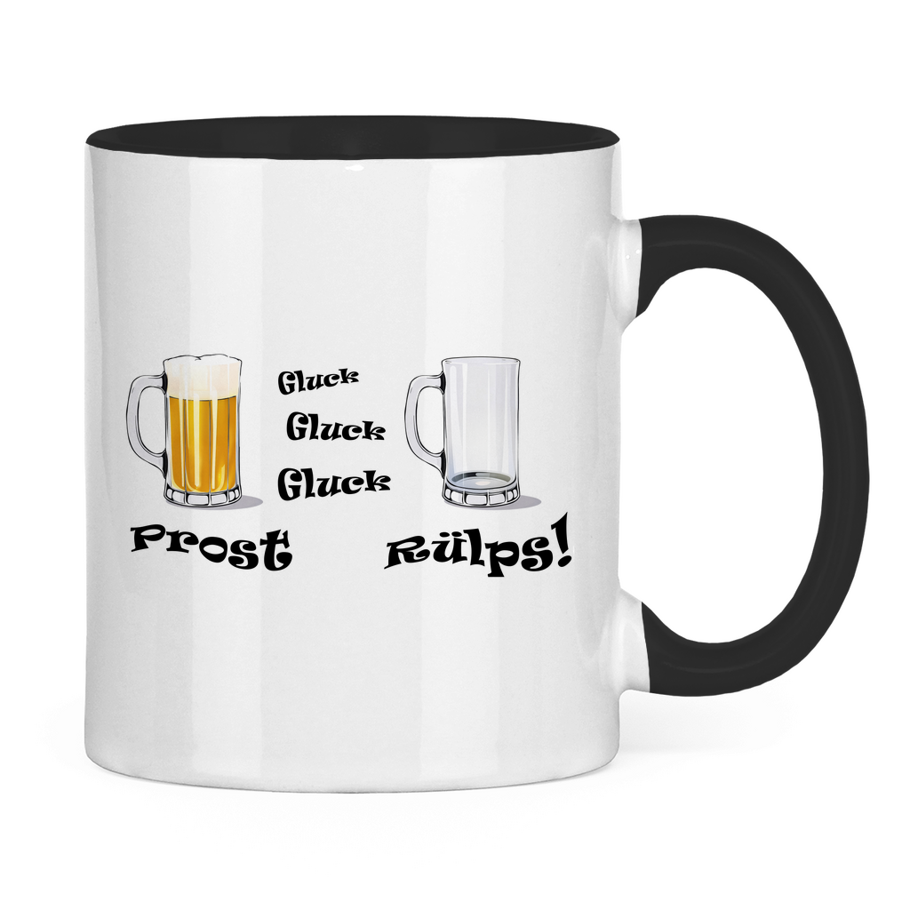 Tasse zweifarbig Hopp und weg