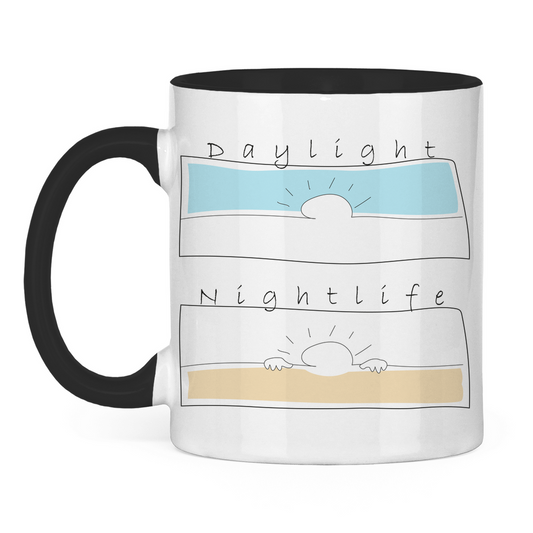 Tasse zweifarbig - Daylight - Nightlife