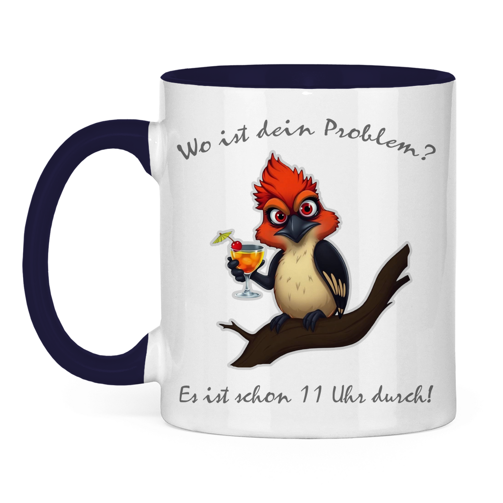 Tasse zweifarbig - Wo ist dein Problemn?