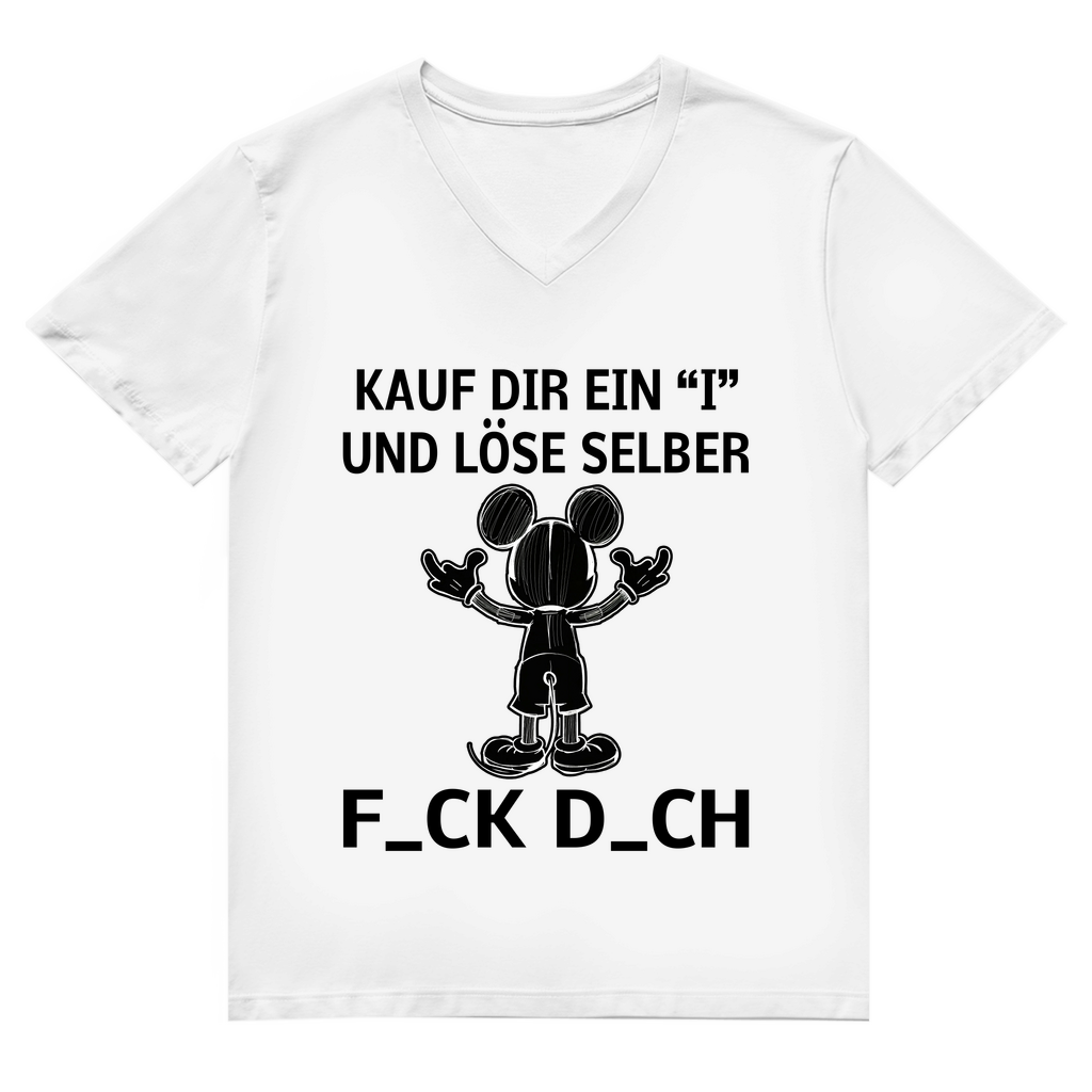 Unisex Premium V-Neck T-Shirt - Kauf Dir ein I und löse selber