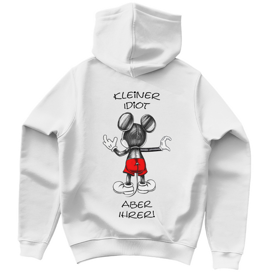 Herren Hoodie (Linksgänger) - Kleiner Idiot - aber ihrer!