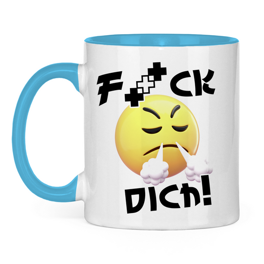 Tasse zweifarbig - F*ck dich