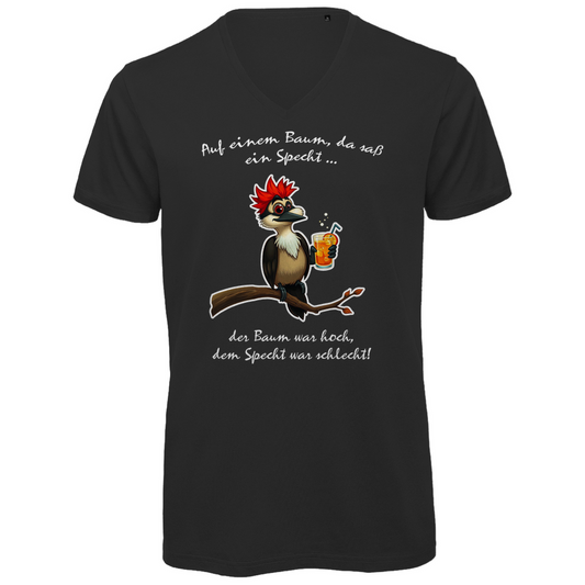 Unisex V-Neck T-Shirt-  Auf einem Baum ...