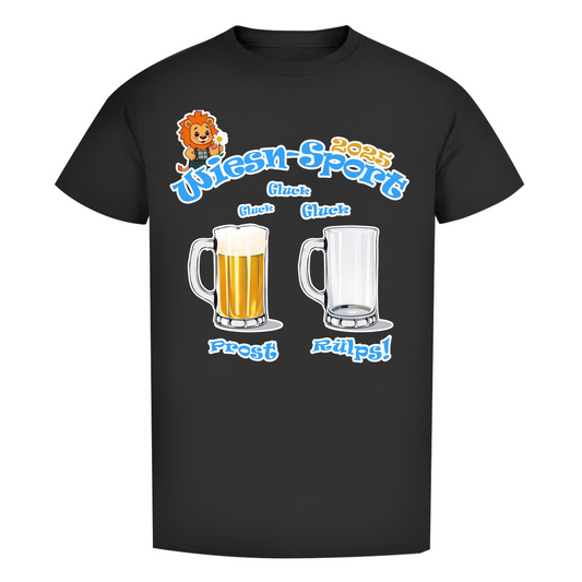 Unisex Premium T-Shirt - Wiesn-Sport 2025 - Gluck, gluck, gluck