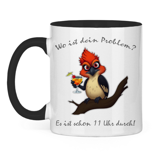 Tasse zweifarbig - Wo ist dein Problemn?