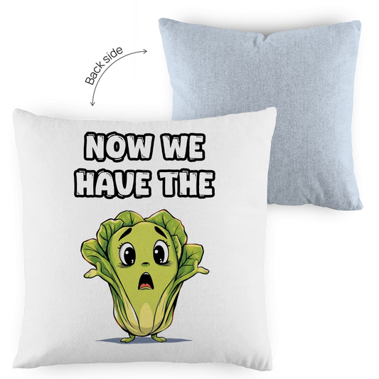 Kopfkissen zweifarbig - Now we have the salad