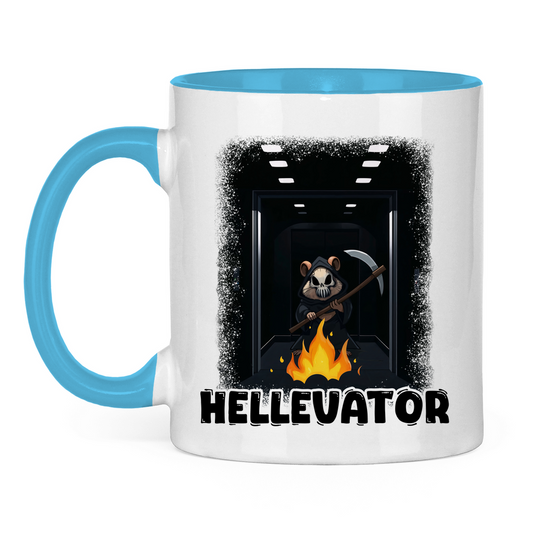 Tasse zweifarbig - Hellevator