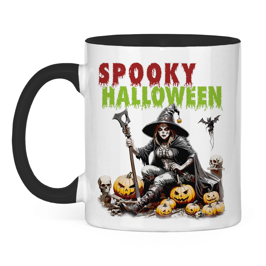 Tasse zweifarbig - Spooky Halloween