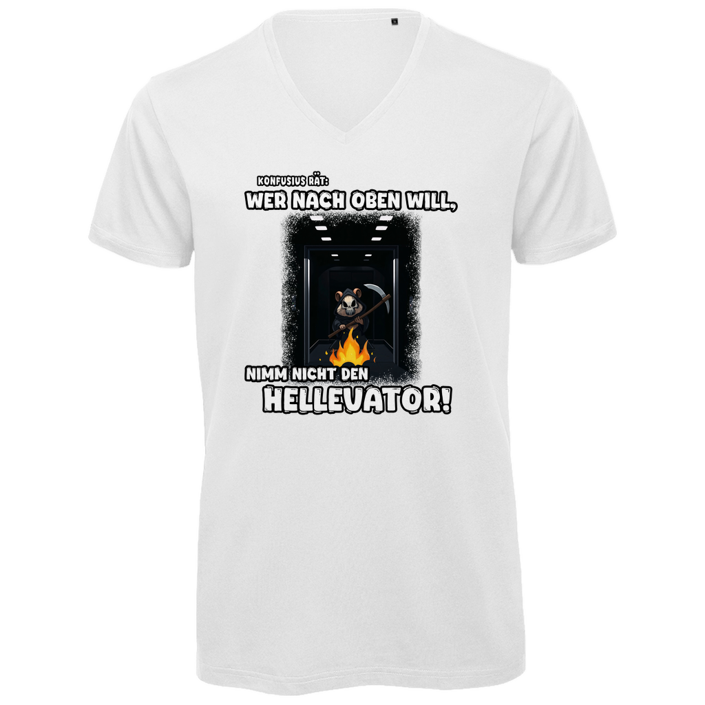 Unisex Premium V-Neck T-Shirt - Nimm nicht den Hellevator