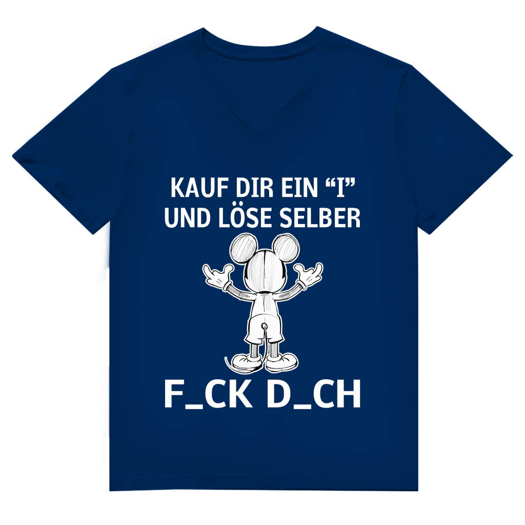 Unisex Premium V-Neck T-Shirt - Kauf Dir ein I und löse selber