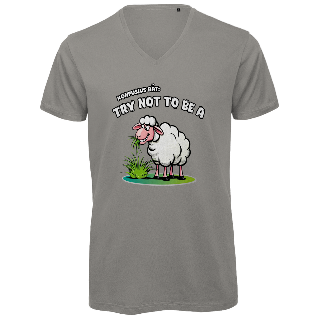 Unisex Premium V-Neck T-Shirt - Try not to be a sheep