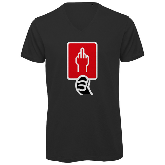 Unisex Premium V-Neck T-Shirt - Rote Karte