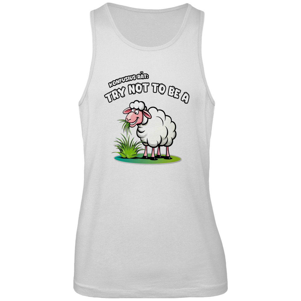 Unisex Premium Tank Top - Try not to be a sheep