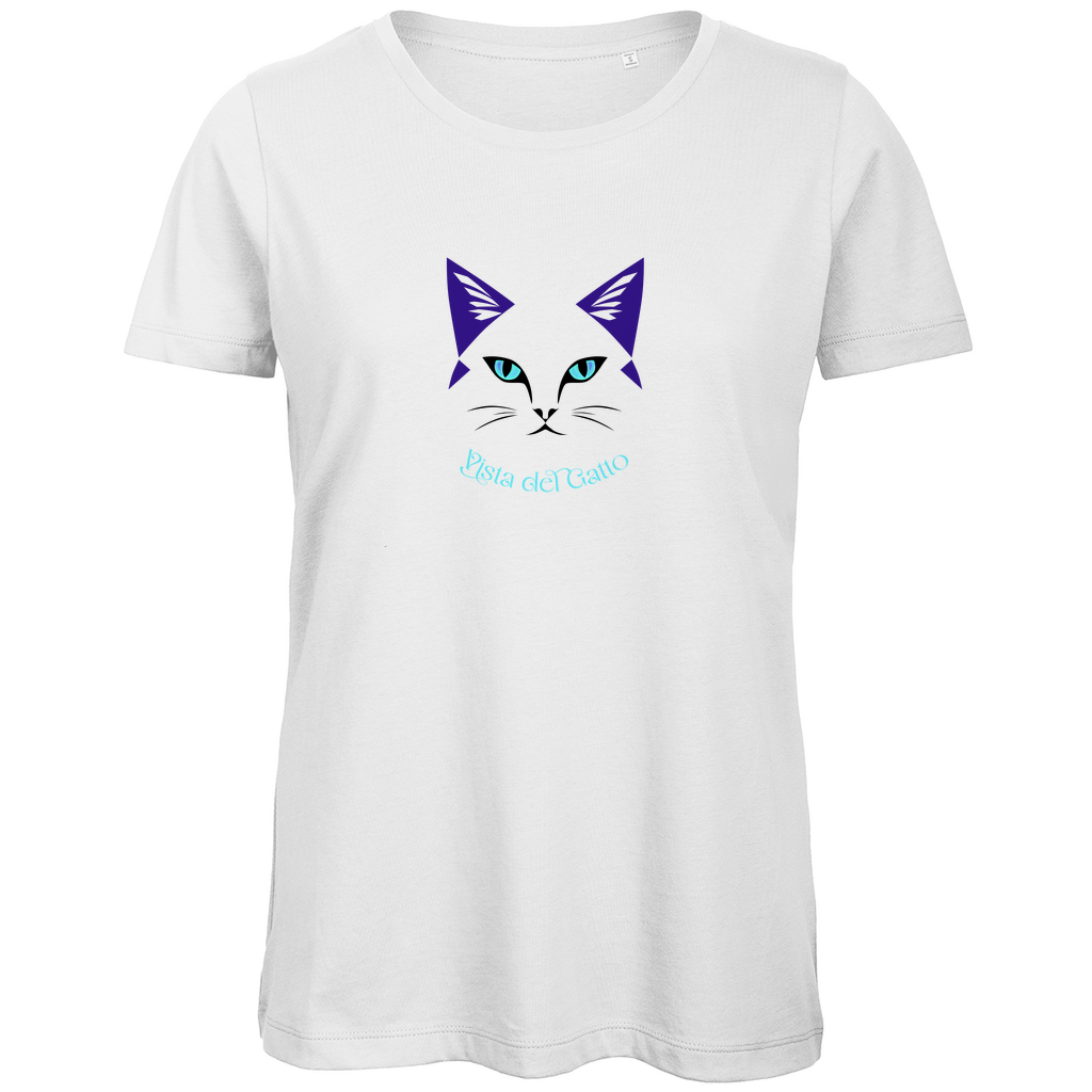 Damen Premium T-Shirt - Vista del Gatto