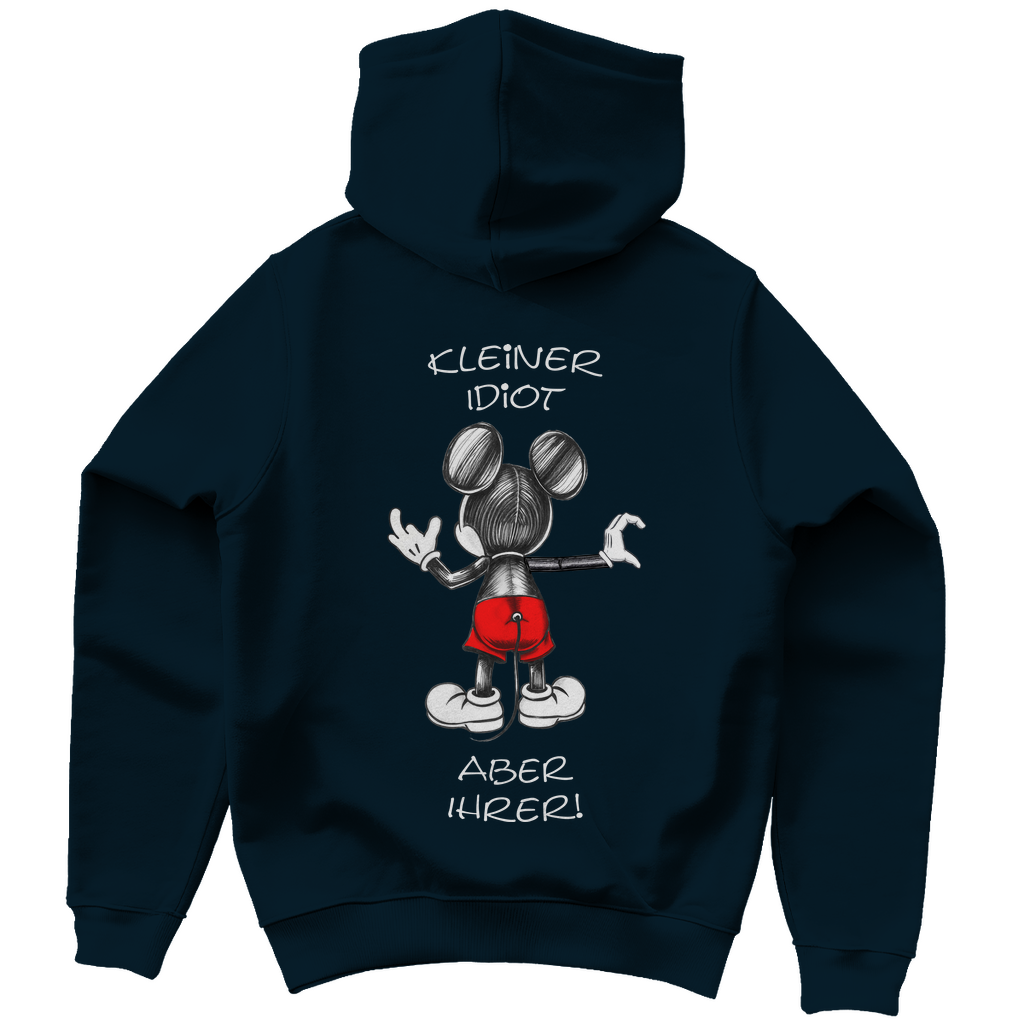 Herren Hoodie (Linksgänger) - Kleiner Idiot - aber ihrer!