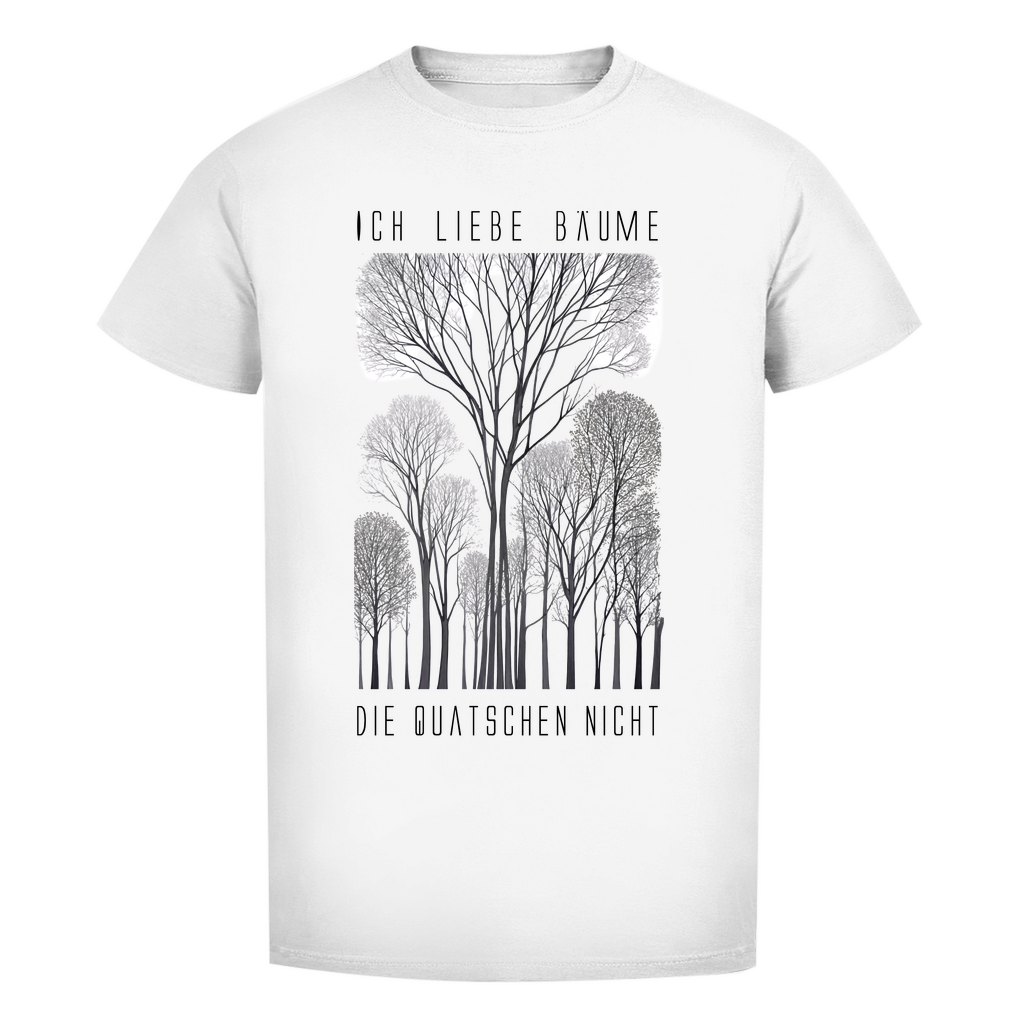 Unisex Premium T-Shirt - Ich liebe Bäume - die quatschen nicht