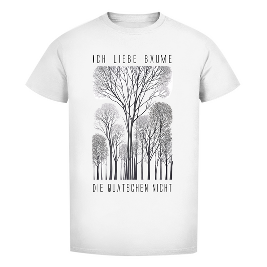 Unisex Premium T-Shirt - Ich liebe Bäume - die quatschen nicht