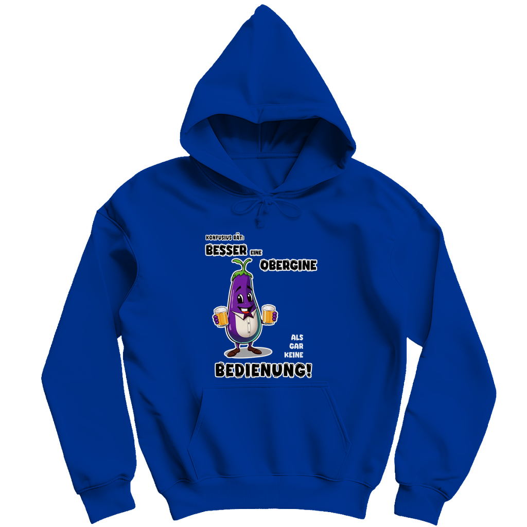 Unisex Hoodie - Besser eine Obergine ...