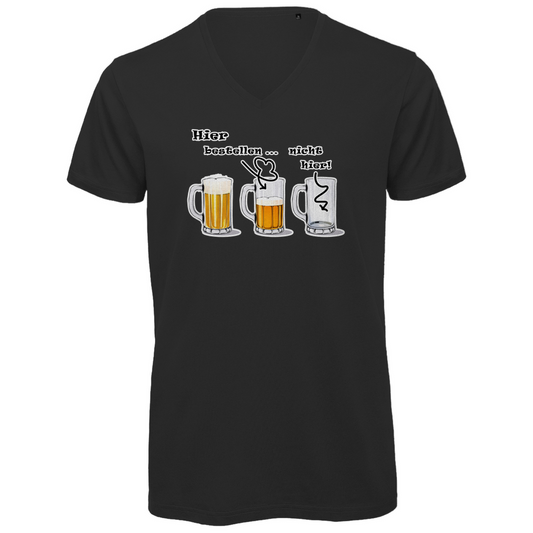 Unisex Premium V-Neck T-Shirt - Bier-Bestell-Anzeiger