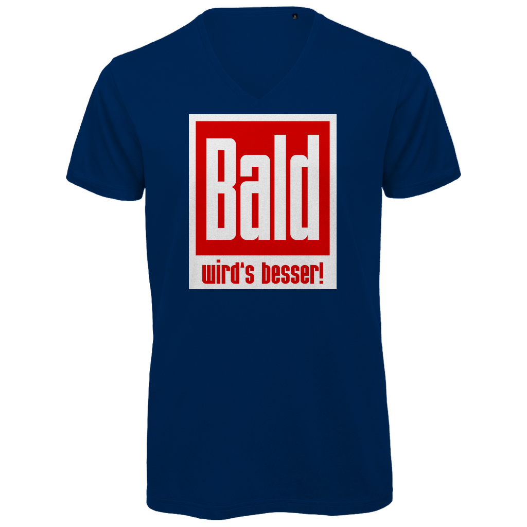Unisex Premium V-Neck T-Shirt - Bald wird's besser!