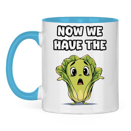Tasse zweifarbig - Now we have the salad