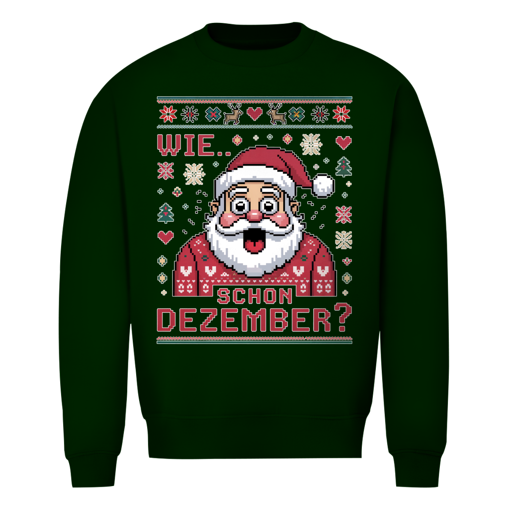 Unisex Sweatshirt Knit-Style - Wie schon Dezember