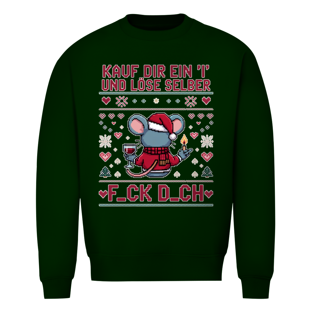 Herren Sweatshirt Knit-Style - Kauf Dir ein "I" und löse selbst