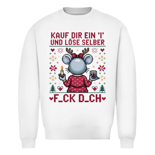 Damen Sweatshirt Knit-Style - Kauf Dir ein "I" und löse selbst