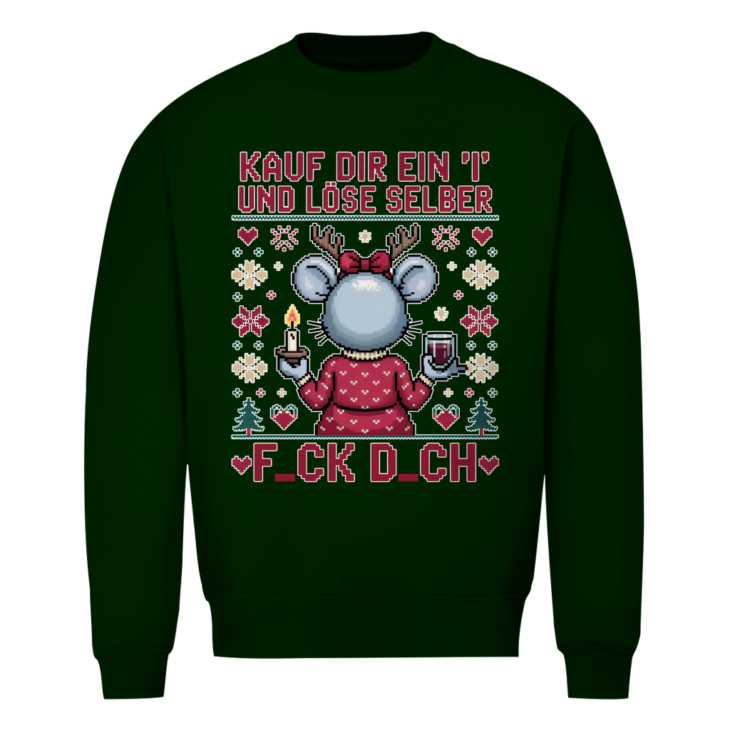 Damen Sweatshirt Knit-Style - Kauf Dir ein "I" und löse selbst