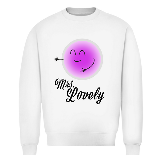 Damen Sweatshirt - Mrs. Lovely (pink)
