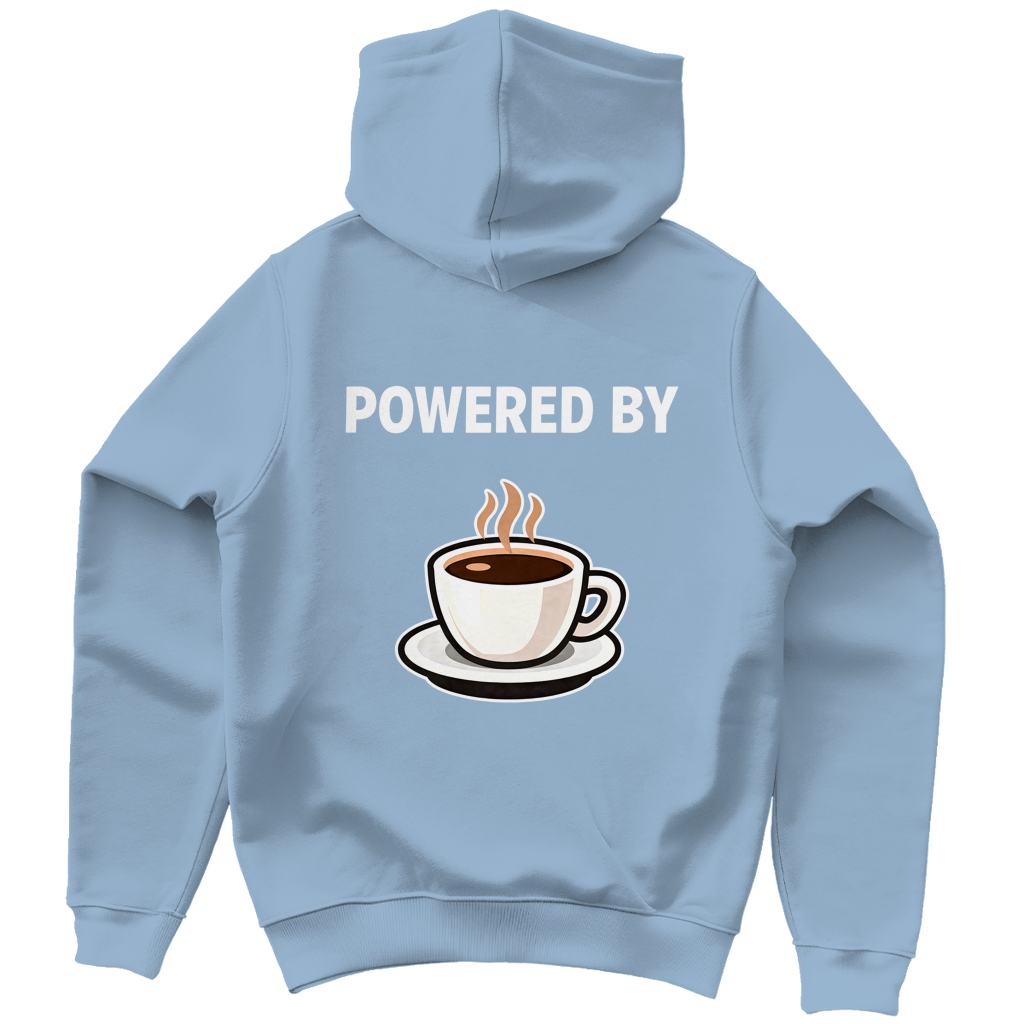 Heren Hoodie - Powered by Coffee
