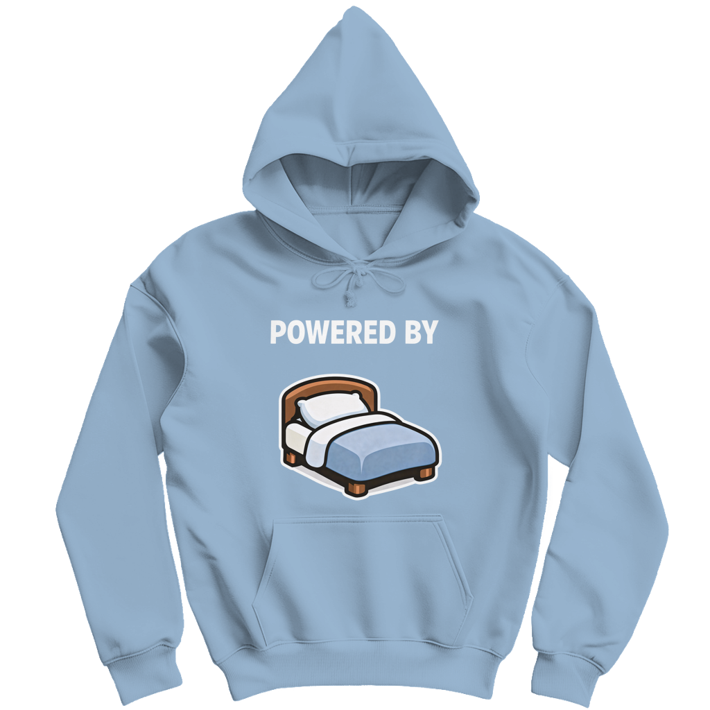 Damen Hoodie - Powered by Sleep (Frontprint)