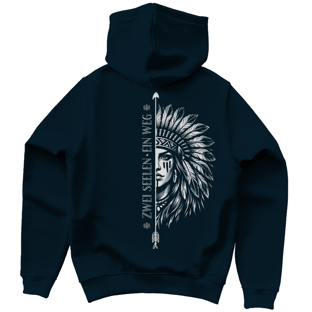 Damen Hoodie "Zwei Seelen - ein Weg"