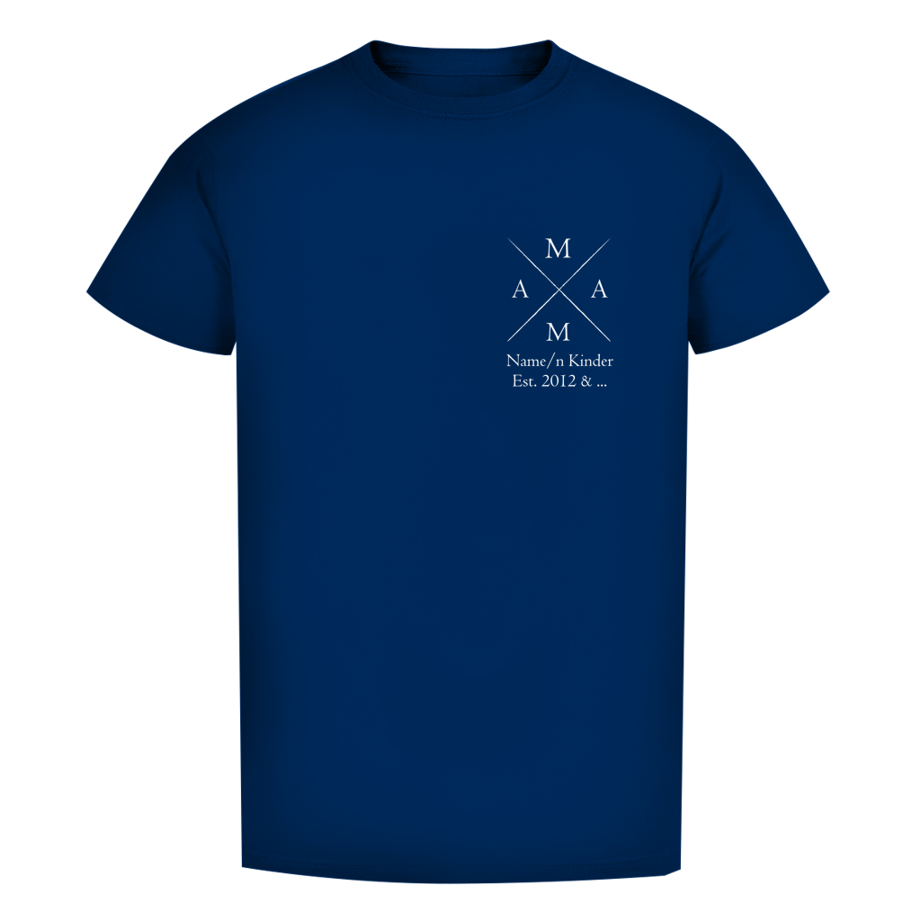 Muttertags T-Shirt - "MAMA" für Namen und Geburtsjahre