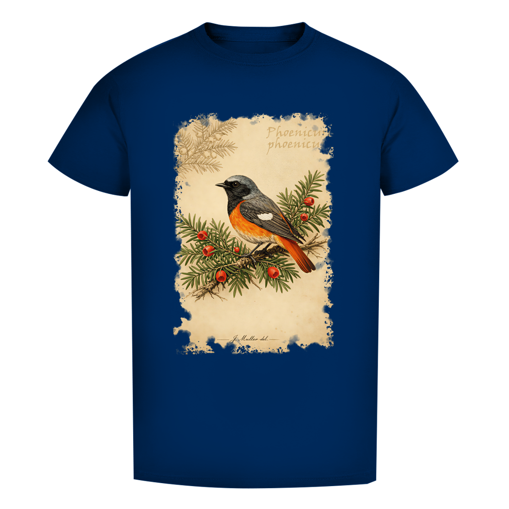 Premium T-Shirt "Phoenicurus phoenicurus"