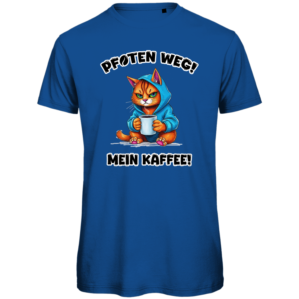 Unisex Premium T-Shirt - Pfoten weg! Mein Kaffee!
