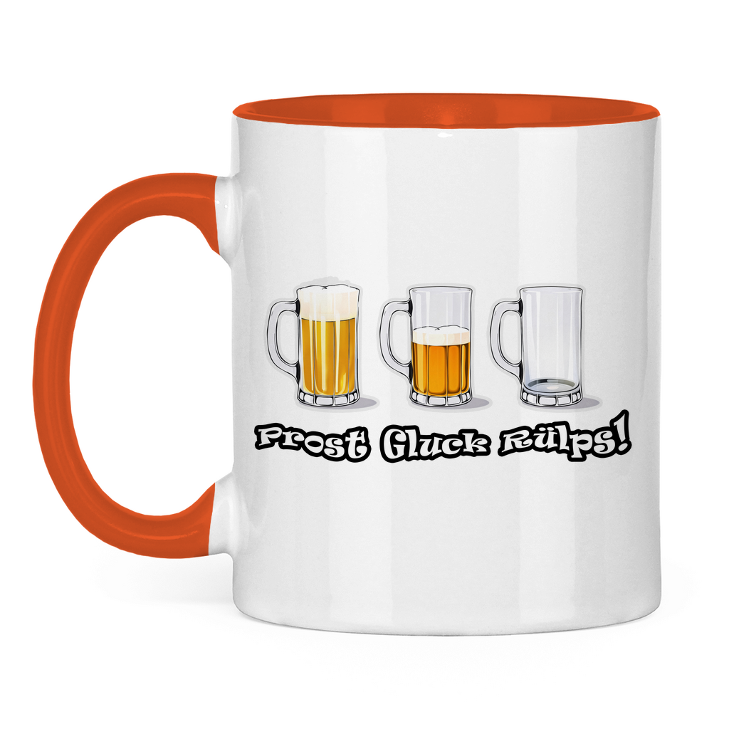Tasse zweifarbig- Prost Gluck Rülps