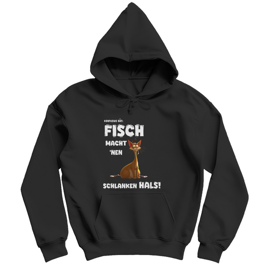 Unisex Hoodie - Fisch macht 'nen schlanken Hals