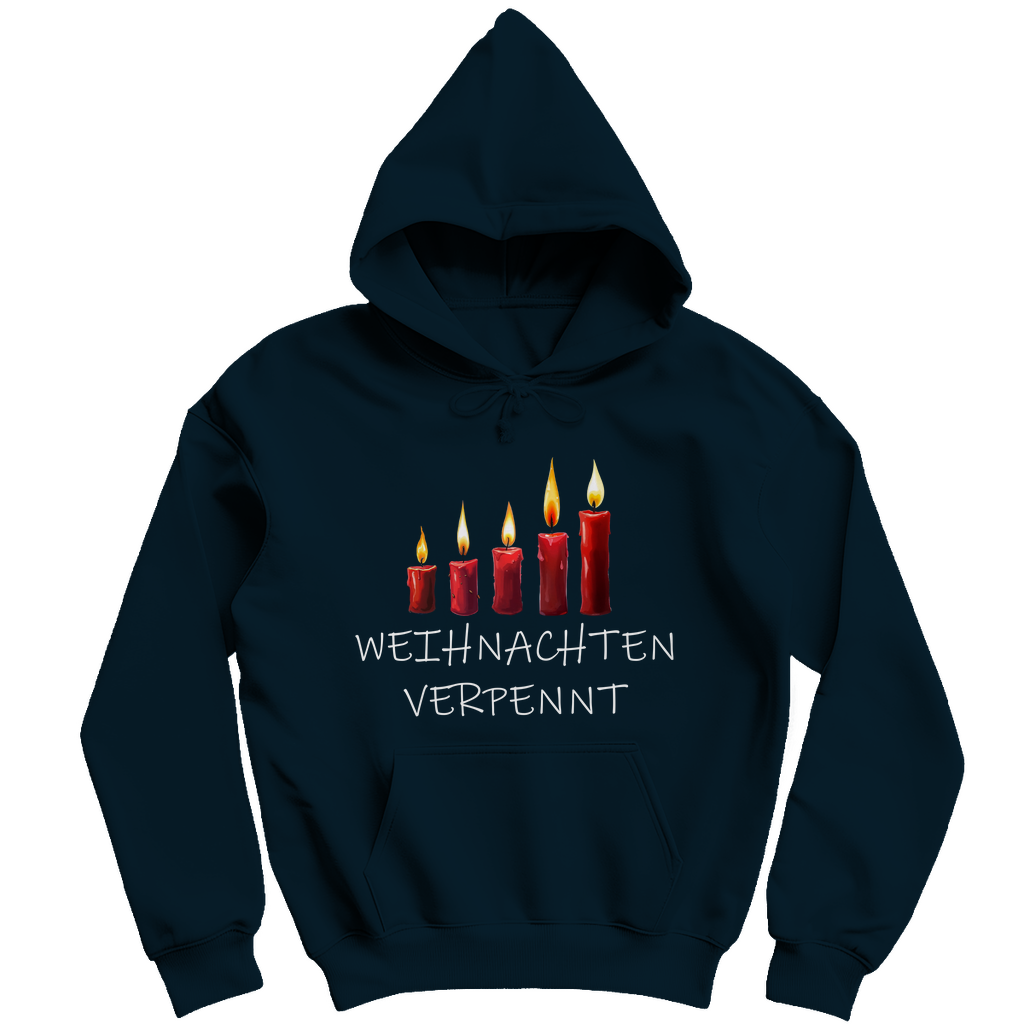 Unisex Hoodie - Weihnachten verpennt (Frontdruck)