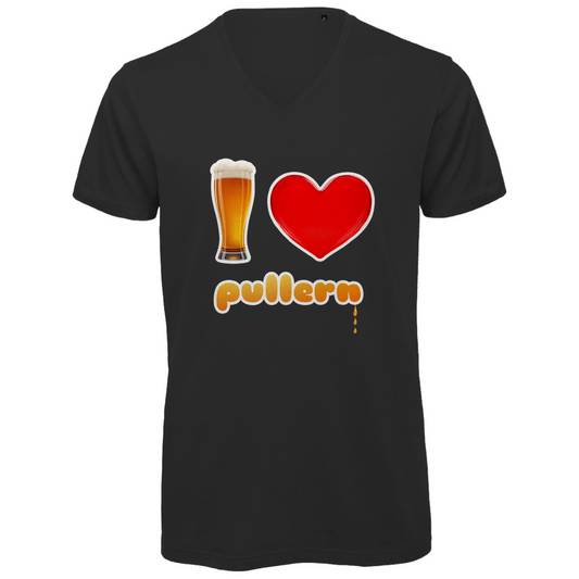 Unisex Premium V-Neck T-Shirt  - I love pullern