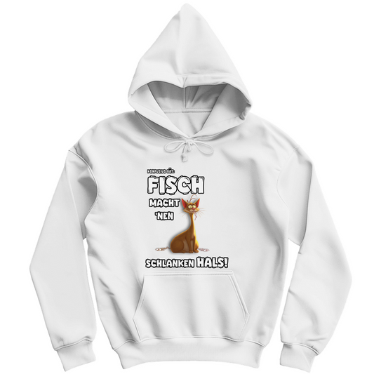 Unisex Hoodie - Fisch macht 'nen schlanken Hals
