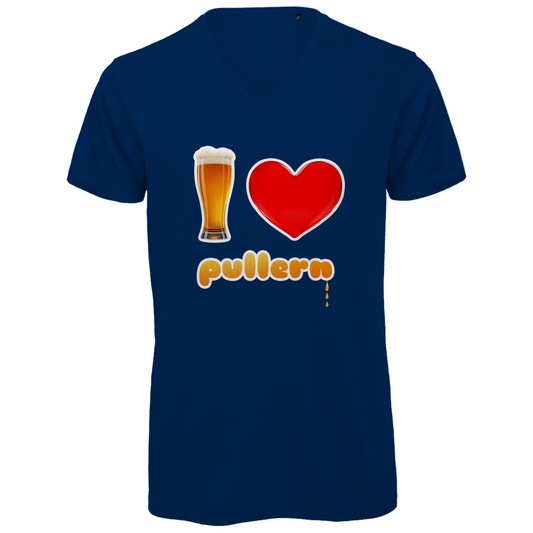 Unisex Premium V-Neck T-Shirt  - I love pullern