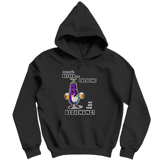 Unisex Hoodie - Besser eine Obergine ...