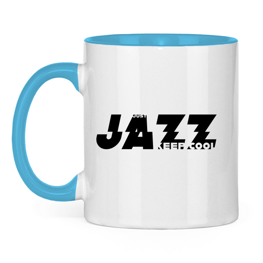 Tasse zweifarbig - Keep cool - Just Jazz