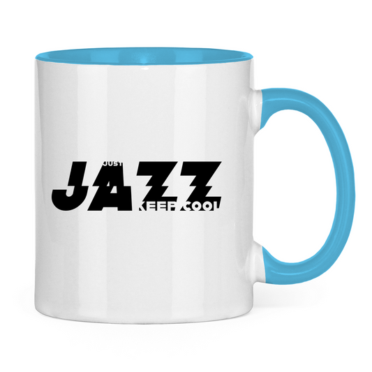 Tasse zweifarbig - Keep cool - Just Jazz