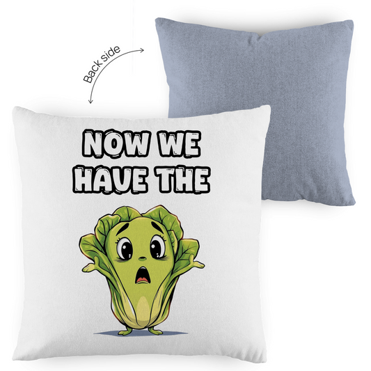 Kopfkissen zweifarbig - Now we have the salad