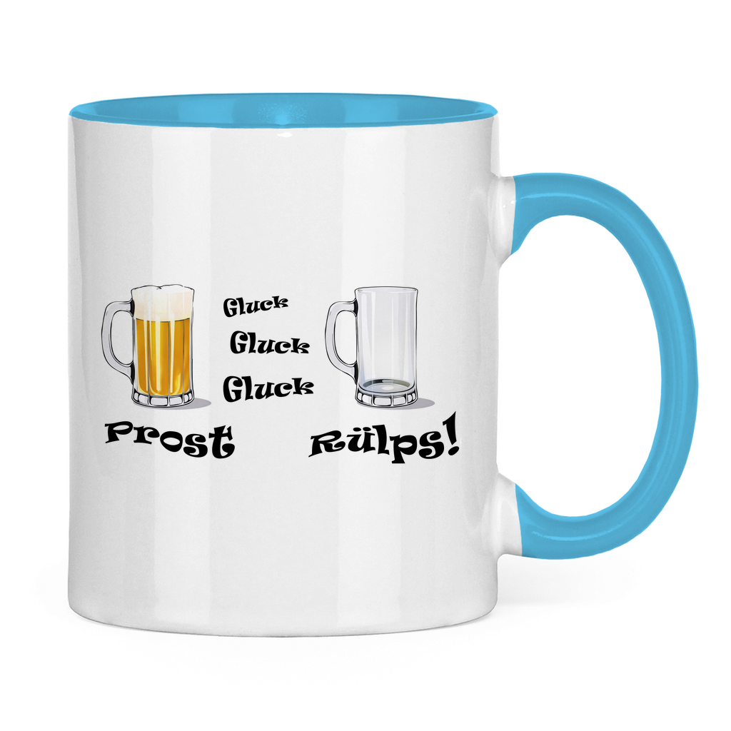 Tasse zweifarbig Hopp und weg