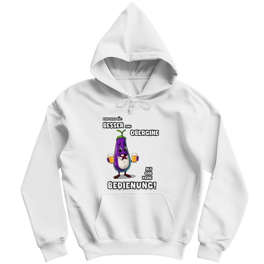Unisex Hoodie - Besser eine Obergine ...