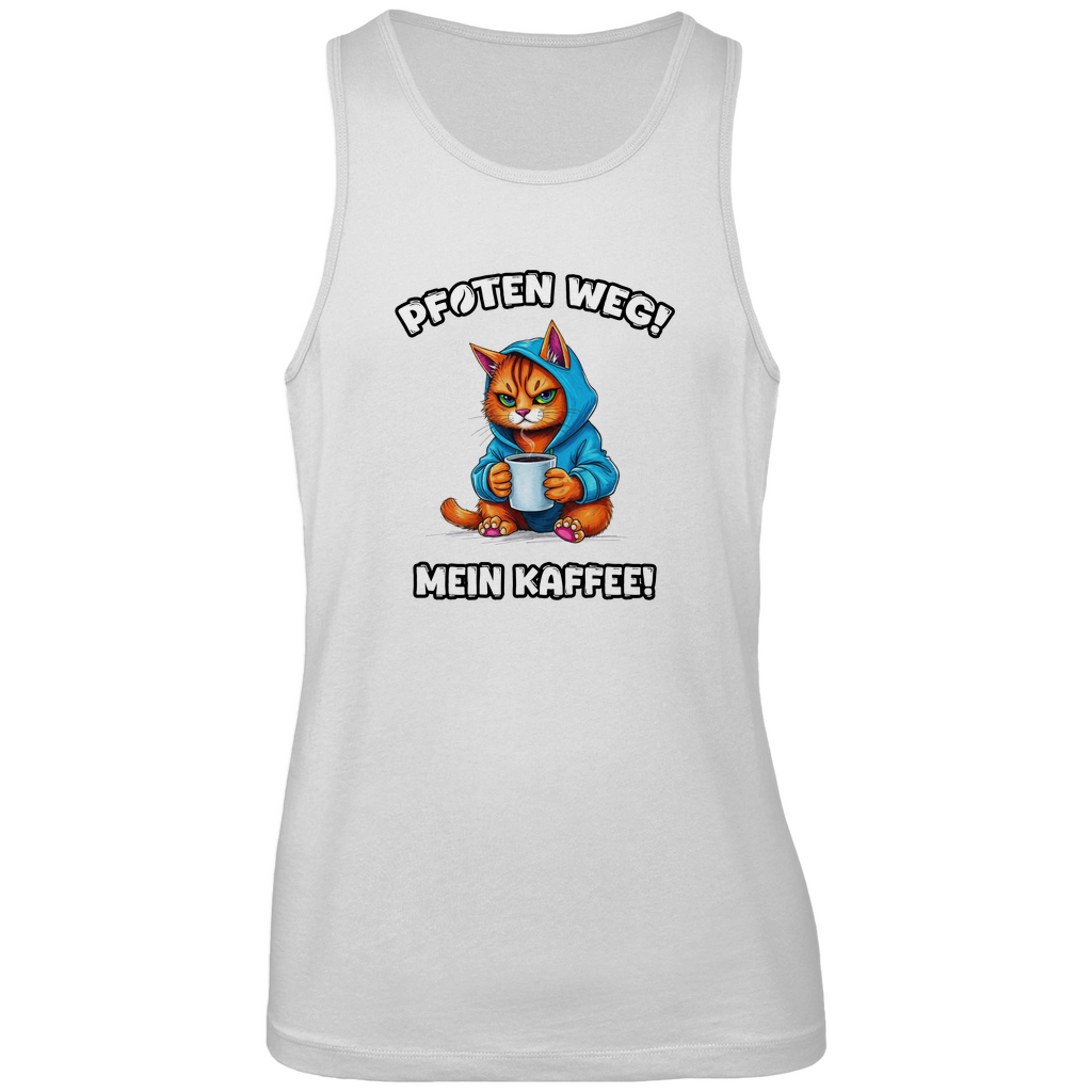 Unisex Premium Tank Top - Pfoten weg! Mein Kaffee!
