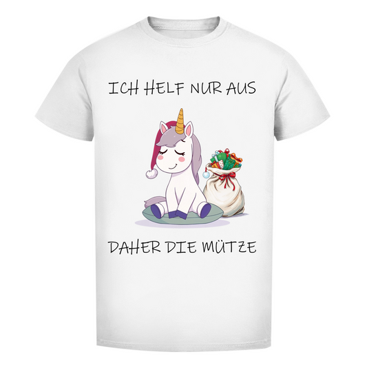 Unisex Premium T-Shirt - Ich helf nur aus - daher die Mütze